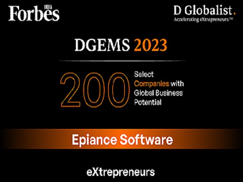 Epiance Software Recognized in Forbes DGEMS Select 200 List